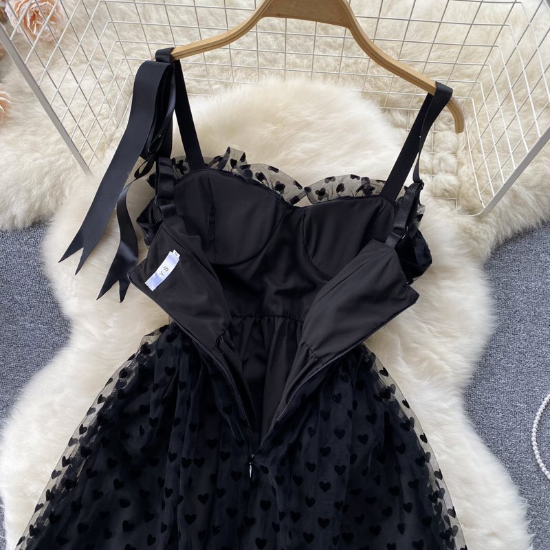 Bubble Mid-length Suspender Dress