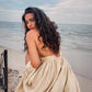 Cotton Backless Spaghetti Strap Dress