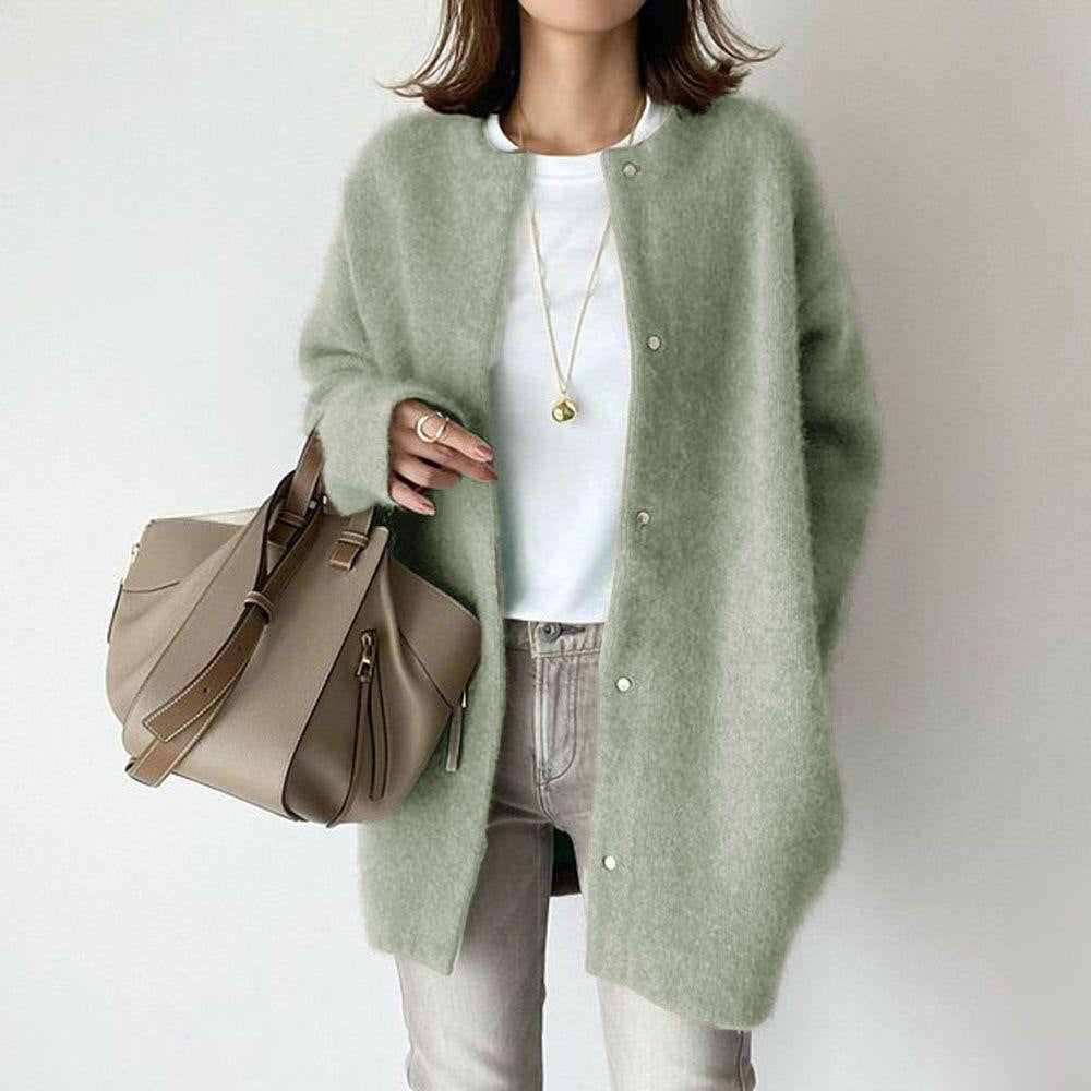 Single Breasted Knitted Cardigan