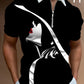 Men's Face Art Printed Short Sleeve T-shirts