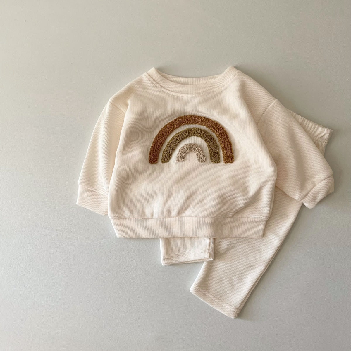 Newborn Alphabet Embroidery 2Pcs