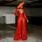 Sequins Low Cleavage Jumpsuit