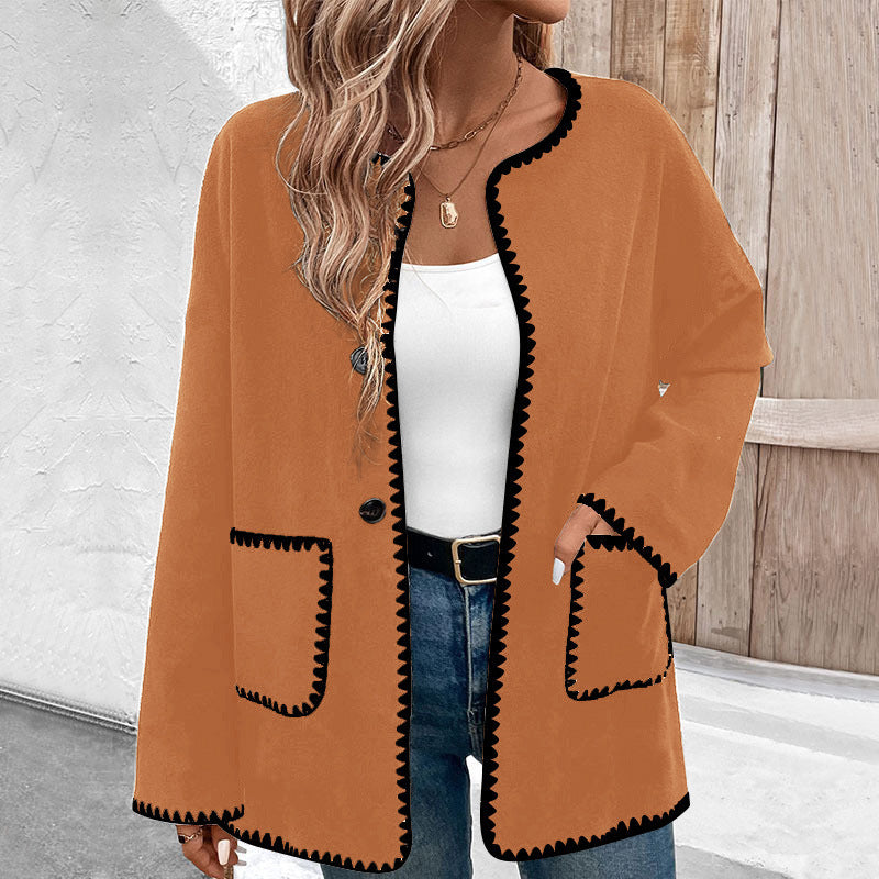 Women's Detailed Pocket Coat