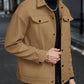 Men's Lapel Woolen Casual Sports Jacket