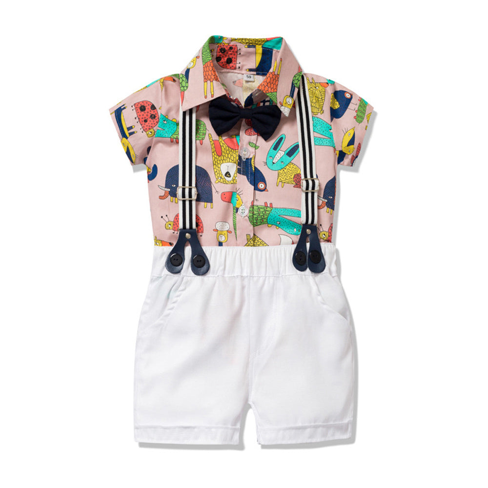 Little Gentleman 2 Pcs Bow Tie Suit