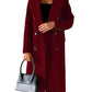 Double Breasted Long Fitted Jacket