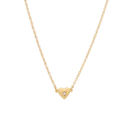 Heart Zircon Necklace Bracelet