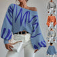 Lantern Sleeved Pullover Sweater