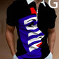 Men's Face Art Printed Short Sleeve T-shirts