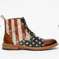 Retro Flat Bottom Martin Boots For Men