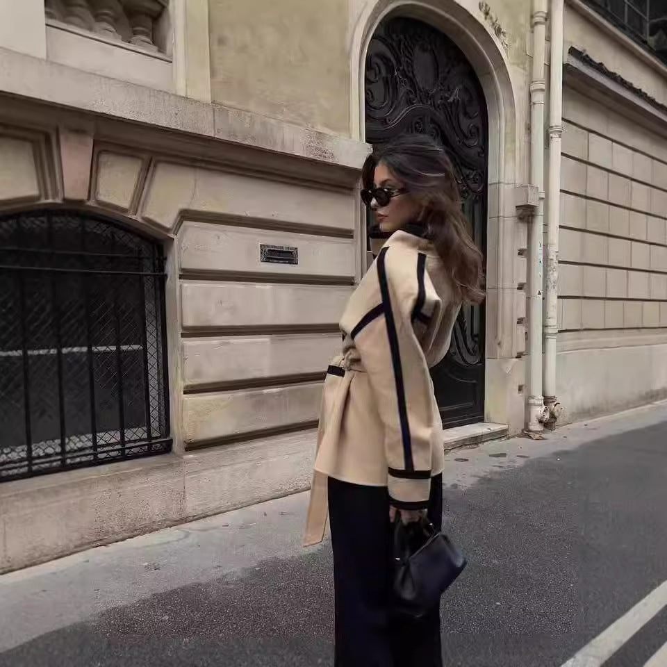 Casual Double-sided Wool Coat