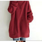 Oversized Long Sleeve Zipper Hoodie For Women