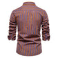 Men's Striped Cotton Sport shirt