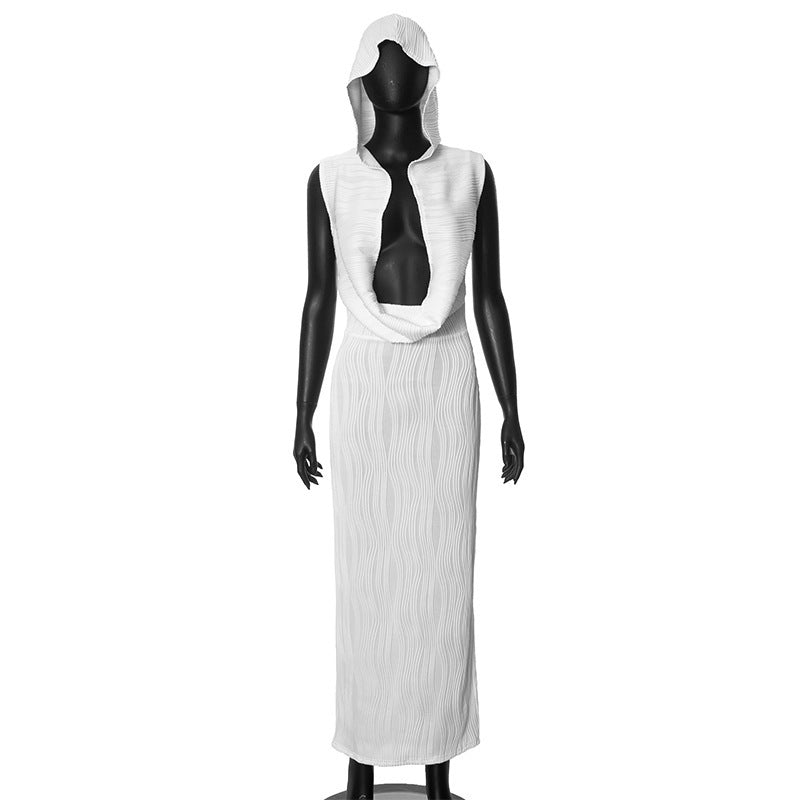 Women's Hooded Fitted Dress