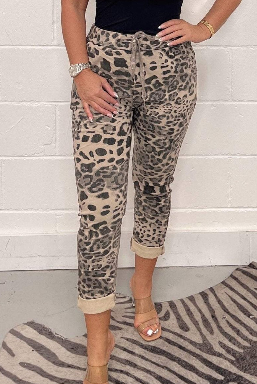 Ladies Camouflage Drawstring Pants