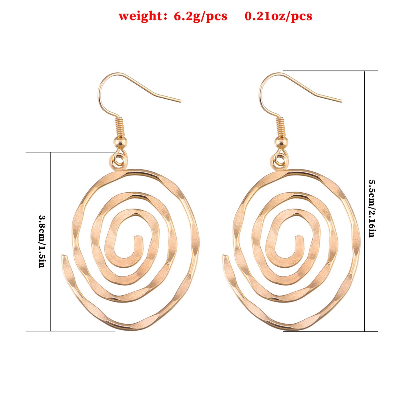Circular Vortex Earrings