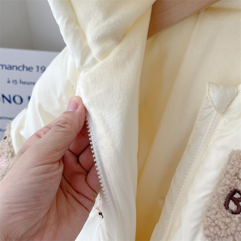 Baby Velvet Padded Coat