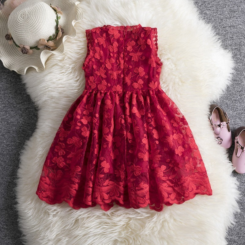 Girls Lace Princess Dress