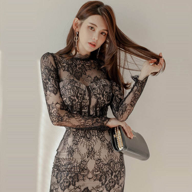 Ladies' Elegant Lace Dress