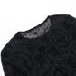 Elegant Fitted Tulip Flocking Blouse