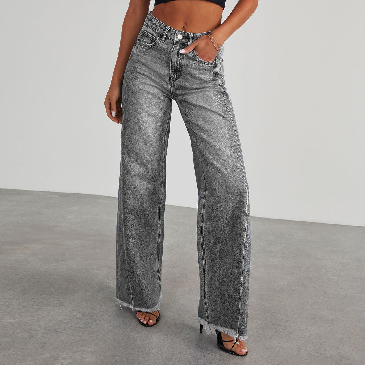 Slim Fit High Waist Jeans