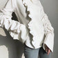 Women's Asymmetrical Pleated Shirt