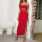 Women's Fitted Tube Top Dress
