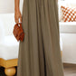 Womens Wide Leg Pocket Pants