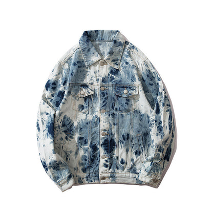 Tie-dye Denim Jacket