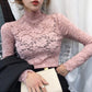High Collar Lace Top