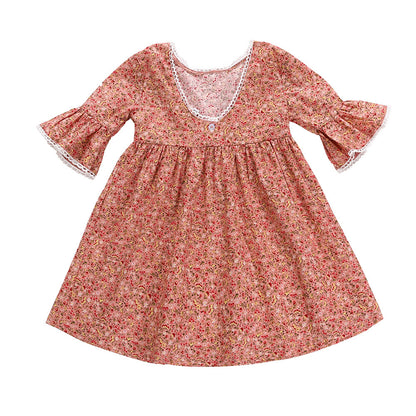 Little Girls Autumn Dress