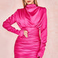 Women's Satin Mini Dress