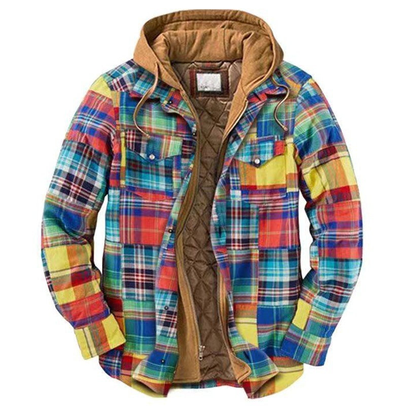Men's Hooded Jacket Shirt