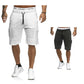 Men's Pleated Drawstrings Shorts