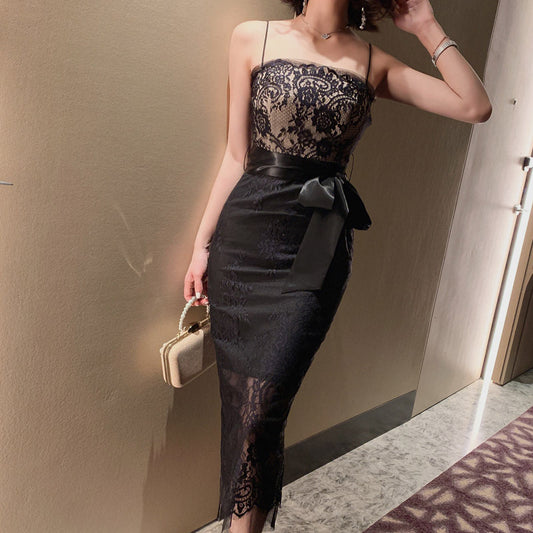 Women's Lace Spaghetti Dress