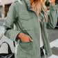 Women's Casual Loose Zip Jacket