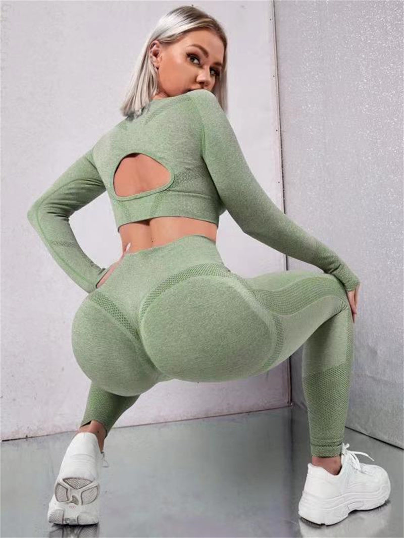 2pcs Butt Lifting Sports Suit