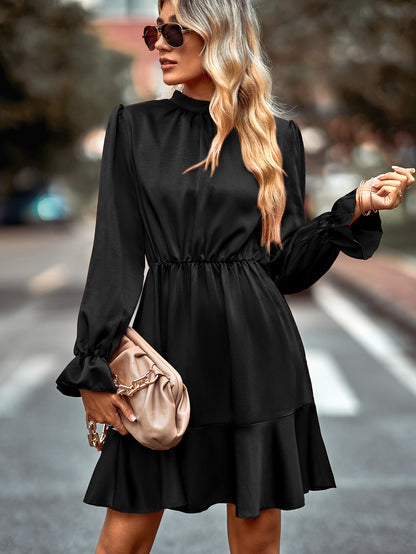 Turtleneck Peephole  Dress