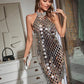 Women's Handmade Sequins Dress