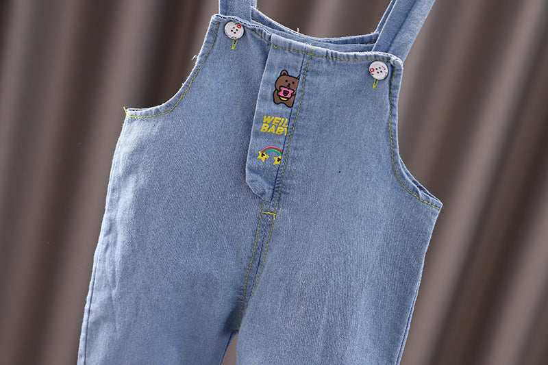 Girls' Suspender 2pc Set