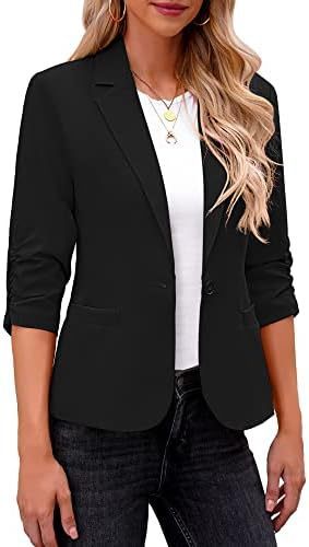 Women's Three-quarter Sleeve Suit Jacket