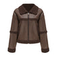 Women's Suede Fleece Jacket