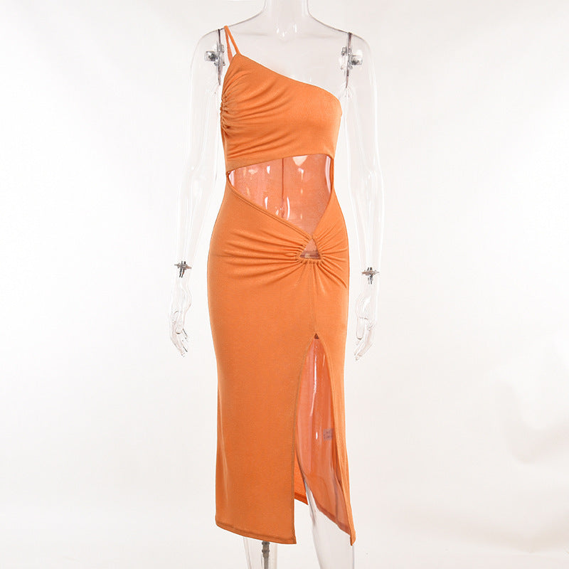 Women's Single-shoulder Bodycon Dress
