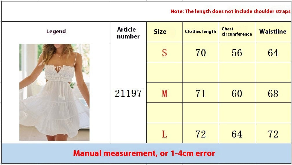 Women's Backless Swing Dress
