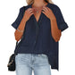 Women Short Sleeve Pullover Shirt