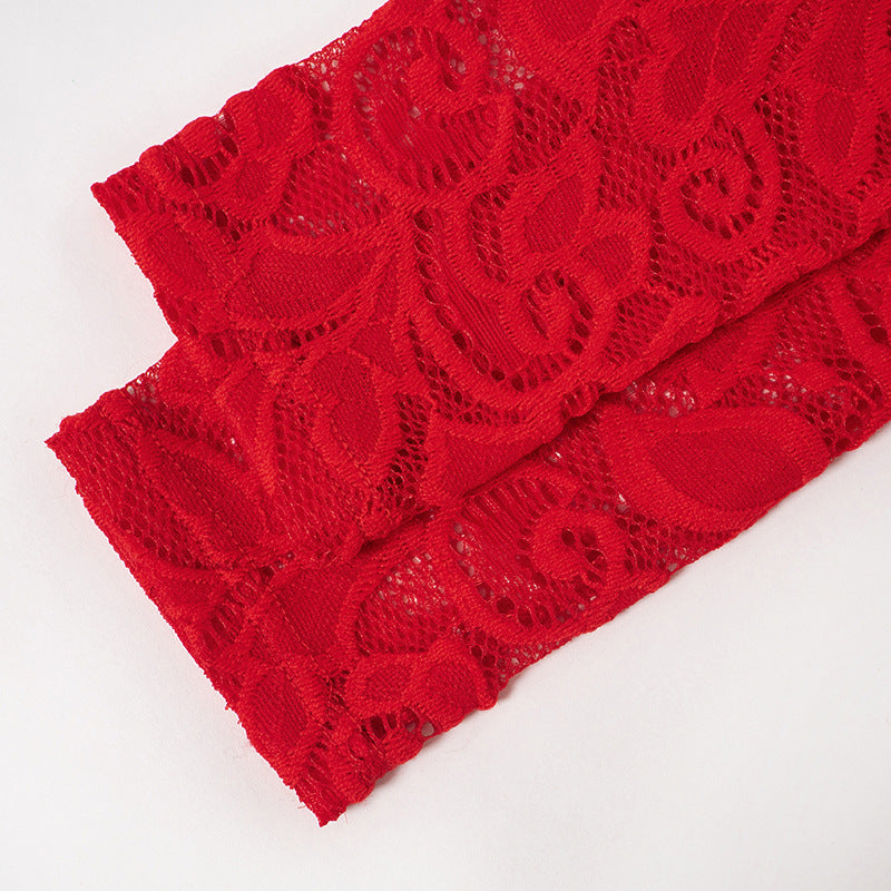 Fire Hot Lace Jumpsuit