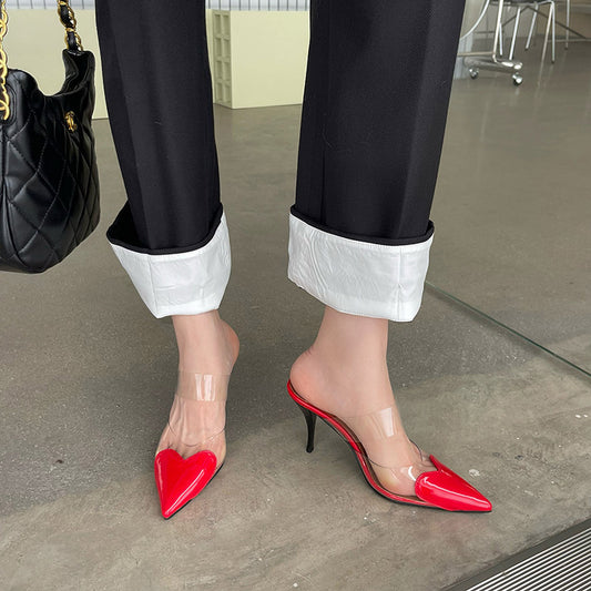 Transparent Stiletto High Heels