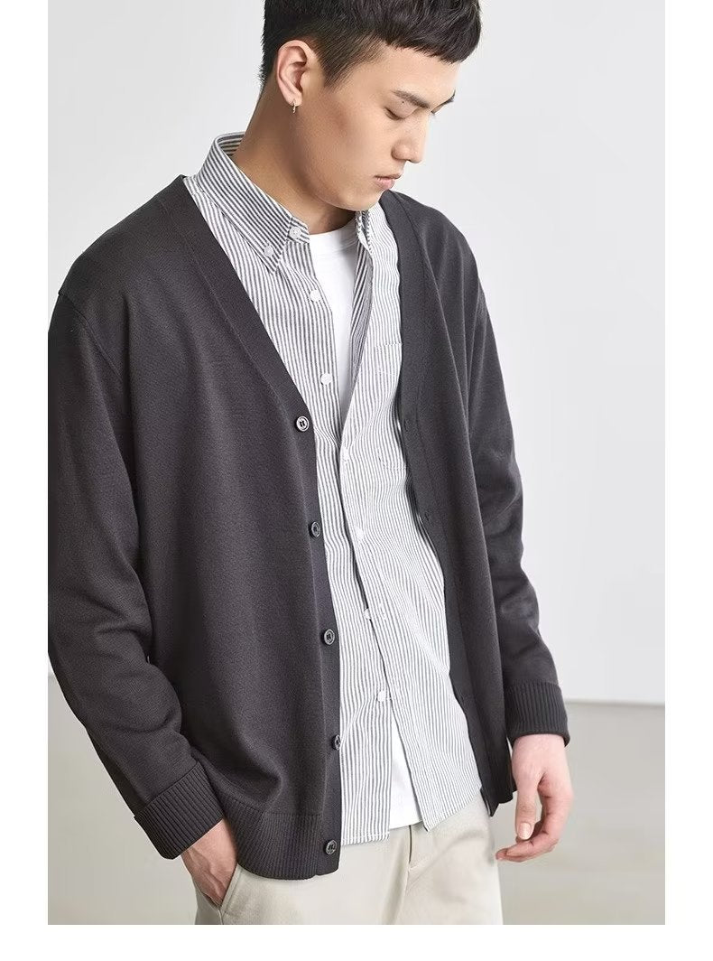 Casual Loose Knitted Cardigan For Men