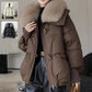 Padded Cotton/Fur Jacket