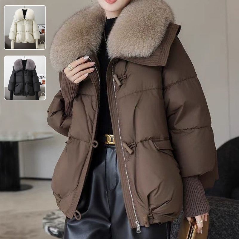 Padded Cotton/Fur Jacket